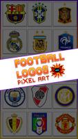پوستر Football Pixel Art Coloring