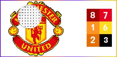 Football Pixel Art Coloring 截图 2