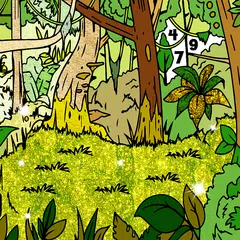 Forest Color by Number Book Icon