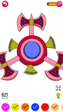 Screenshot 4 for Fidget Spinner Paint by Number