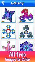 Fidget Spinner Paint by Number Poster