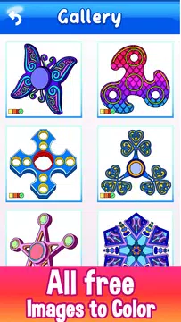 Screenshot 1 for Fidget Spinner Paint by Number