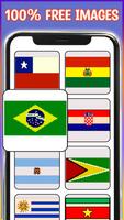 Flag Pixel Art Color by Number Plakat