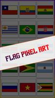 Flag Pixel Art Color by Number скриншот 2