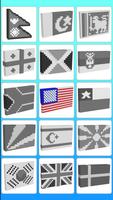 Flags Voxel Affiche