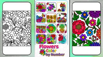 Flowers Glitter Coloring Art screenshot 1