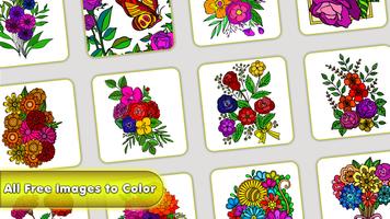Flowers Color by Number screenshot 2