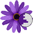 Flowers Pixel Art Coloring icono