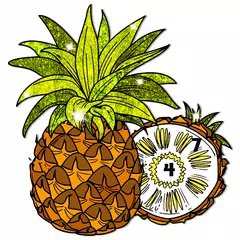 Fruits Color by Number Book Icon