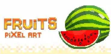 Fruits Pixel Color by Number