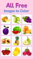 Fruits Pixel Color by Number постер