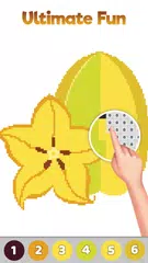 Fruits Pixel Color by Number APK download