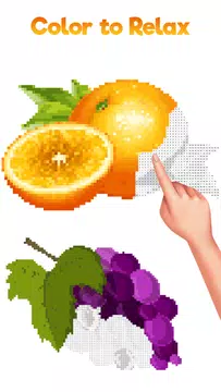 Screenshot 5 for Fruits Pixel Color by Number