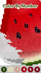 Fruits Pixel Color by Number APK download