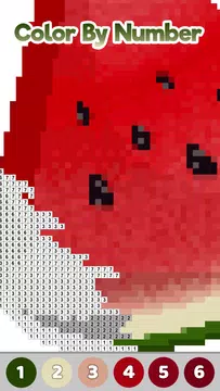Screenshot 7 for Fruits Pixel Color by Number