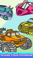 Futuristic Cars Color by Numbe 스크린샷 1