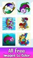 Koi Fish Color Plakat