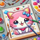 Kawaii Color by Number Book APK