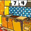 Kitchen Color by Number Book