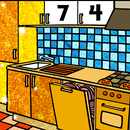 Kitchen Color by Number Book APK