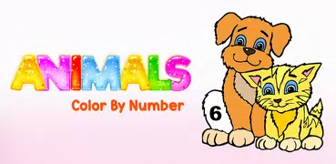 Animals Color by Number Pages