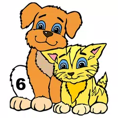 Animals Color by Number Pages APK Herunterladen