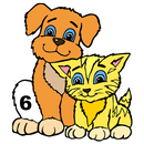Animals Color by Number Pages APK