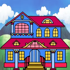 House Color By Number Book APK 下載