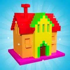 House Voxel Color by Number 3D アプリダウンロード