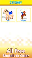 Horse 3D Color by Number Book Plakat