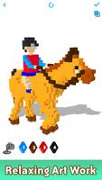 Horse 3D Color by Number Book Screenshot 1
