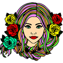 Hairs Color by Number Book APK