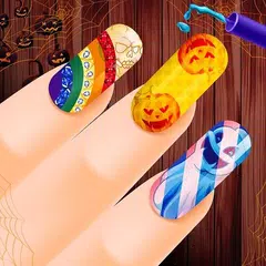 Halloween Nails Saloon Color Icon
