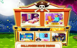 Halloween House Design - Decorate, Build by Number Affiche