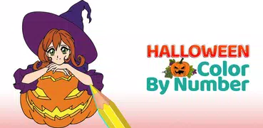 Halloween Color by Number Book