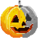 APK Halloween Pixel Art Coloring