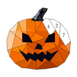 Halloween Poly Art icono