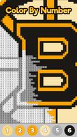 Ice Hockey Logo Pixel Art Book imagem de tela 1