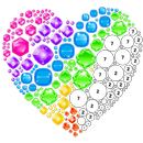 Jewel Art Color by Number Book APK