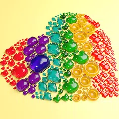 Jelly Art Paint by Number Icon