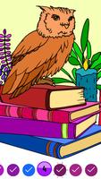 Owls Color by Number Drawings ảnh chụp màn hình 1