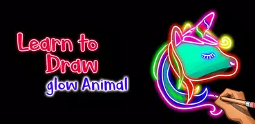 Learn To Draw Glow Animals