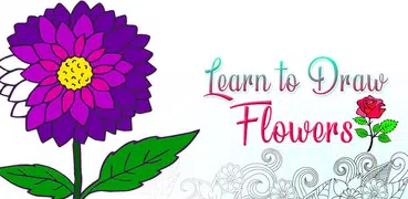 Learn to Draw Flowers Coloring