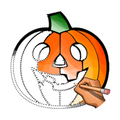 Learn to Draw Halloween Color