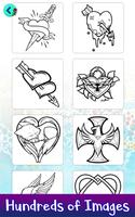 Learn To Draw Tattoo - Glitter постер