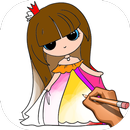 Learn to Draw Princess: Draw, Color & Glitter Book APK