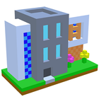 Modern Houses Voxel Coloring icon