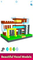 Modern Houses Voxel Coloring screenshot 2