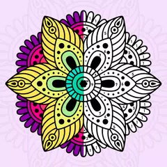 Mandala Color by Number Book