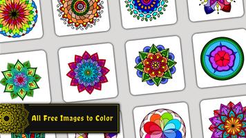 Mandala Color by Number Book Cartaz